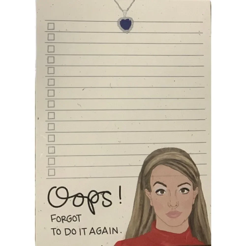 Brittney Spears Oops I Forgot To Do It Again Notepad